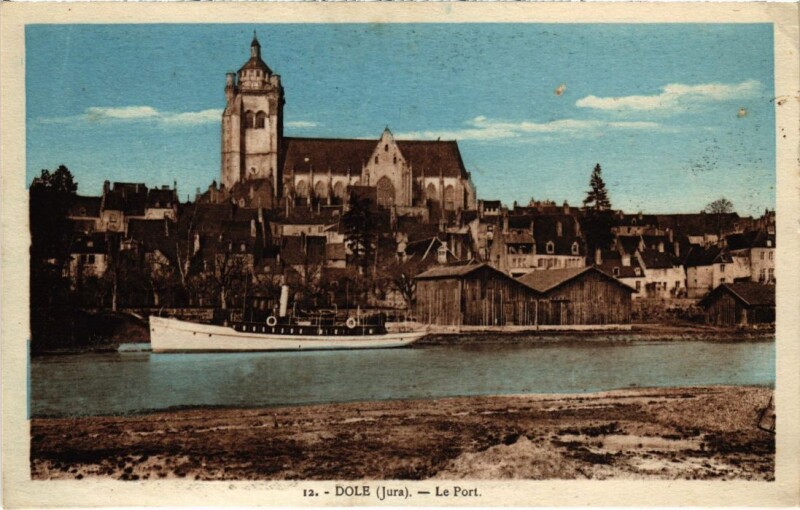 Carte postale ancienne Dole Le Port