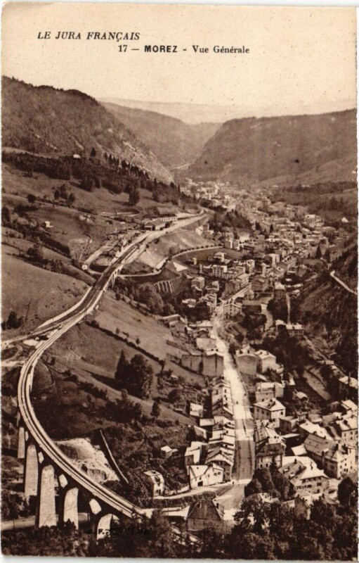 Carte postale ancienne Morez vue generale