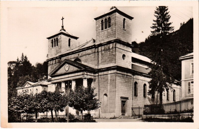 Carte postale ancienne Morez Eglise