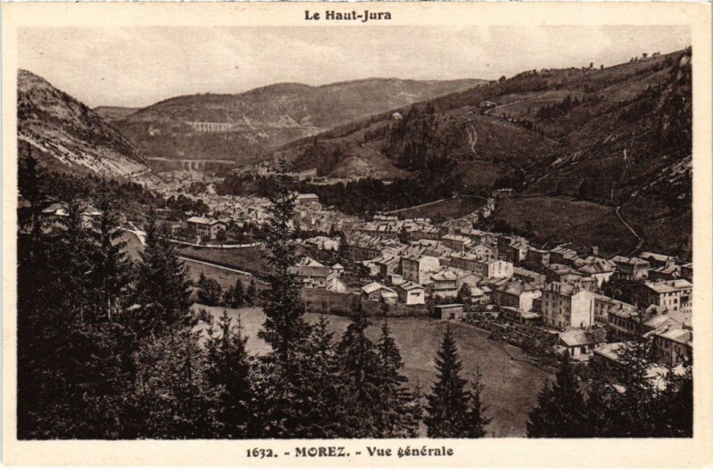 Carte postale ancienne Morez vue generale