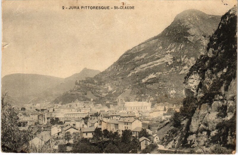 Carte postale ancienne Saint Claude à Saint-Claude