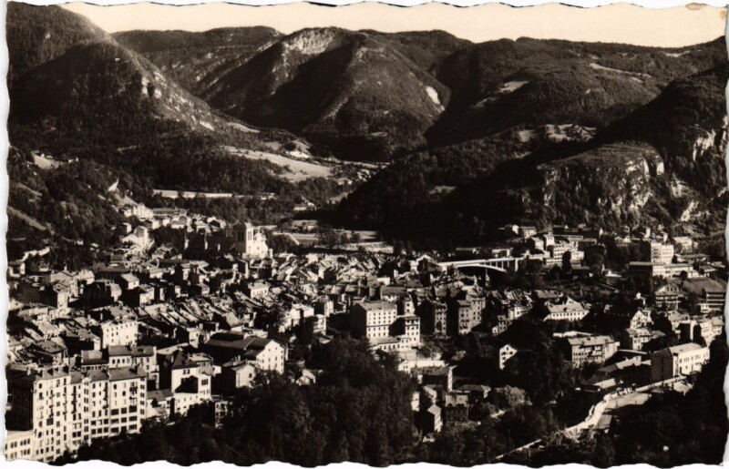 Carte postale ancienne Saint Claude vue generale à Saint-Claude