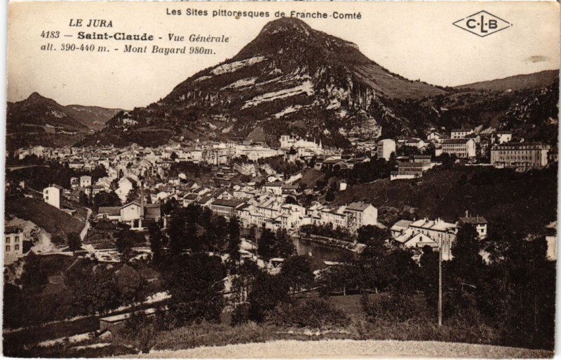 Carte postale ancienne Saint Claude vue generale à Saint-Claude