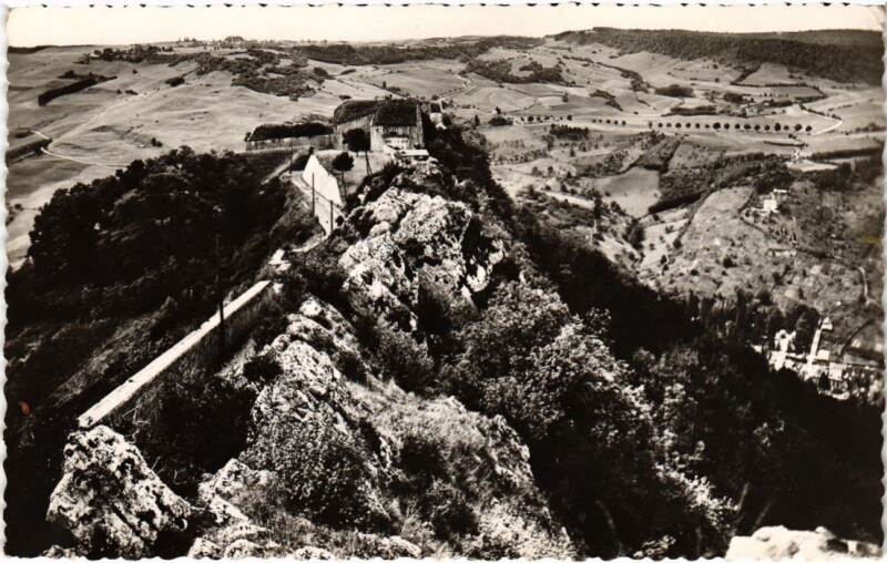 Carte postale ancienne Salins les Bains Fort Belin à Salins-les-Bains