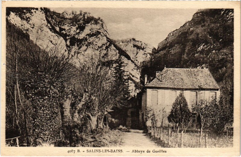 Carte postale ancienne Salins les Bains Abbaye de Goailles à Salins-les-Bains