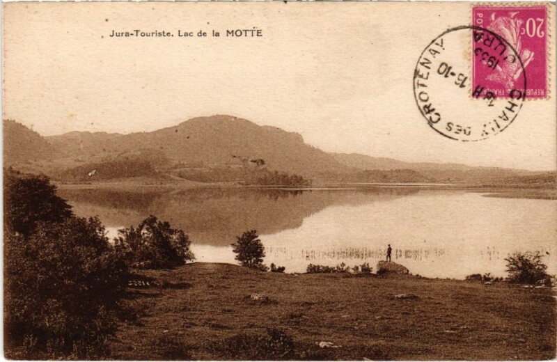 Carte postale ancienne Lac de la Motte