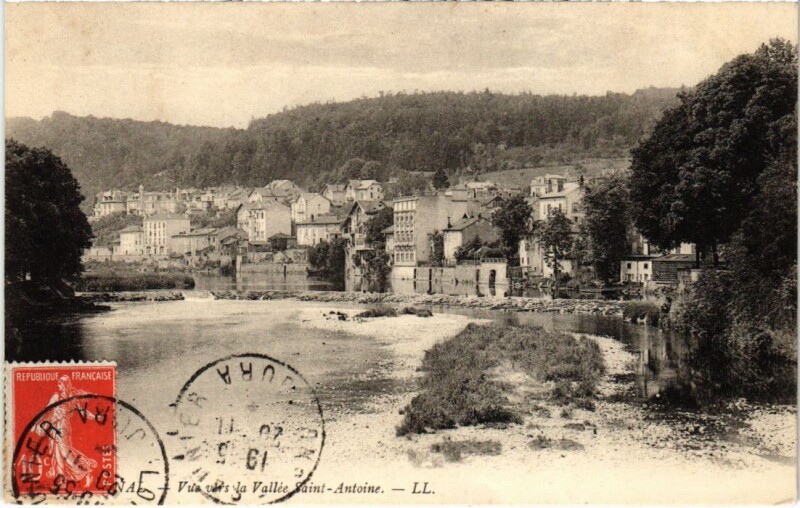 Carte postale ancienne Vue vers la Vallee Saint-Antoine