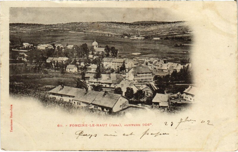 Carte postale ancienne Foncine le Haut à Foncine-le-Haut