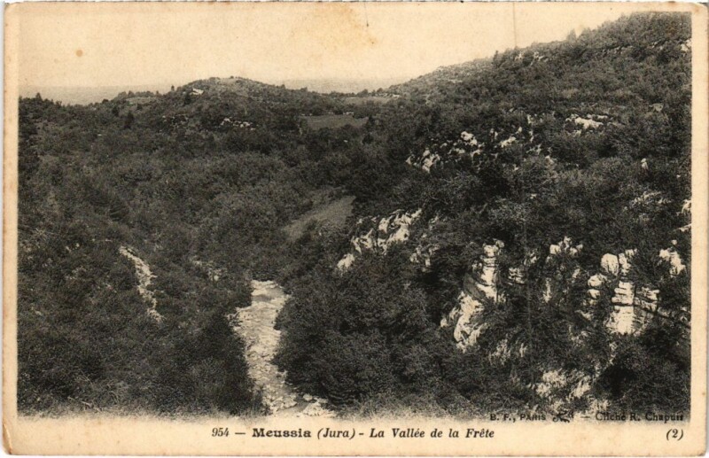 Carte postale ancienne Meussia La Vallee de la Frete à Meussia