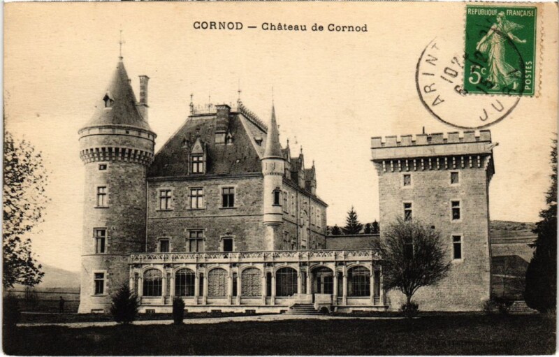 Carte postale ancienne Cornod Chateau de Cornod à Cornod