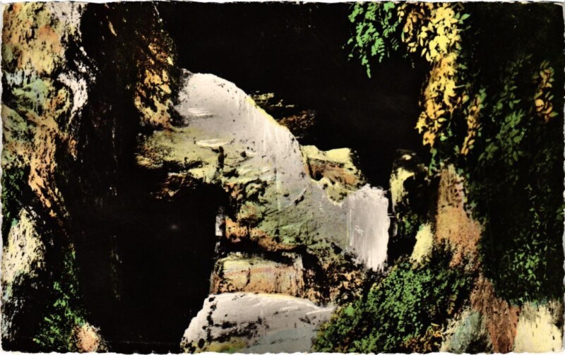 Carte postale ancienne Nans sous Sainte-Anne Source du Lison