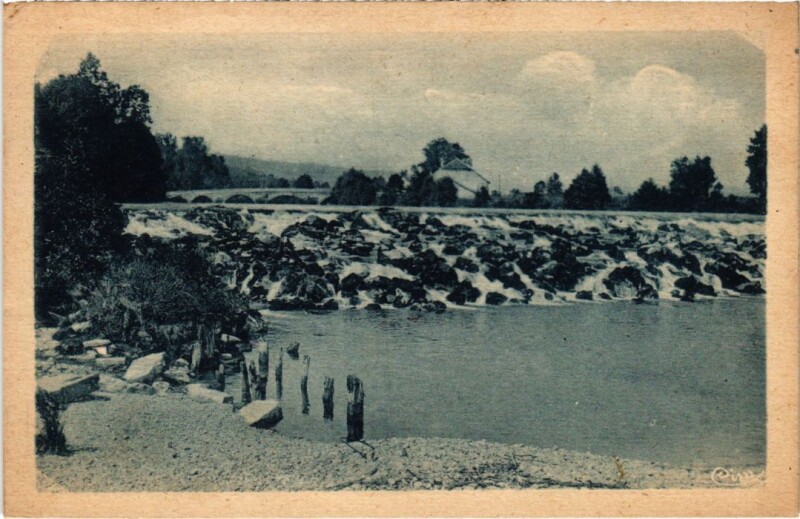 Carte postale ancienne Pont du Navoy Le Barrage à Pont-du-Navoy