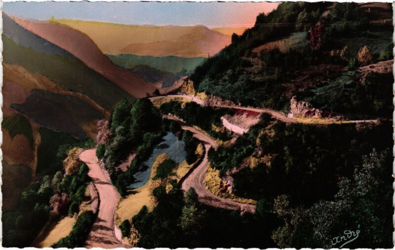 Carte postale ancienne Les Lacets de Septmoncel