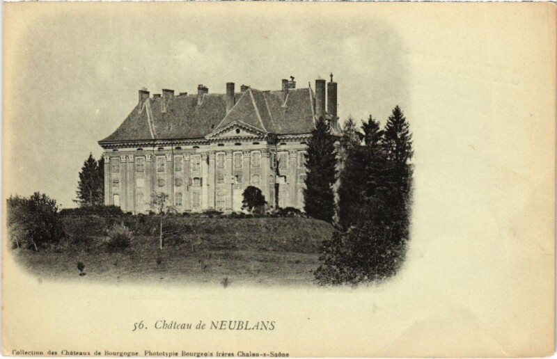 Carte postale ancienne Chateau de Neublans