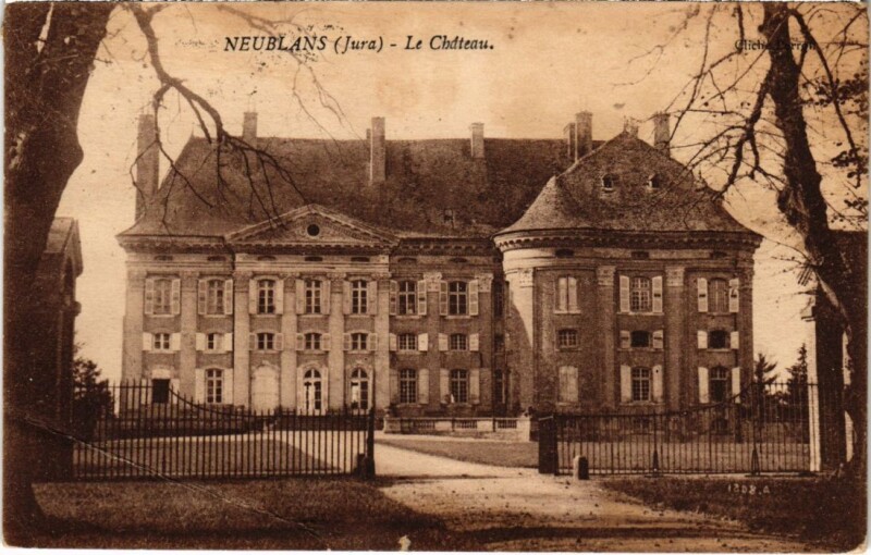 Carte postale ancienne Chateau de Neublans