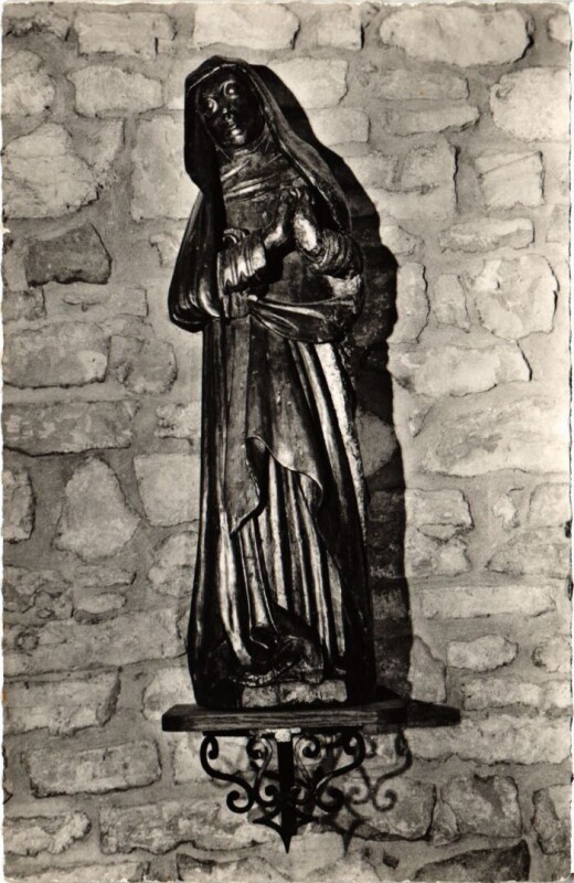 Carte postale ancienne Eglise Saint-Christophe Vierge des douleurs