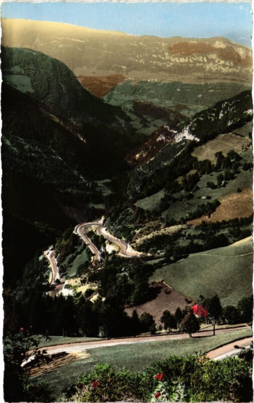 Carte postale ancienne Les Lacets de Septmoncel