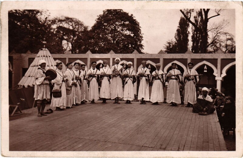 Carte postale ancienne Jardin d'Acclimatation - Village Marocain à Neuilly-sur-Seine