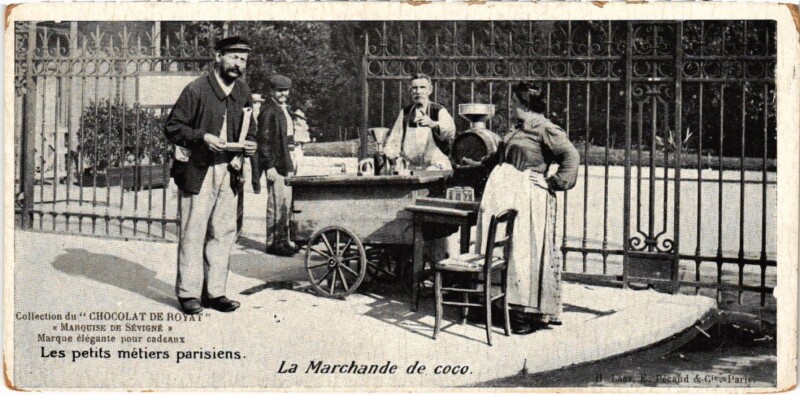 Carte postale ancienne Paris Petits Metiers la marchande de coco