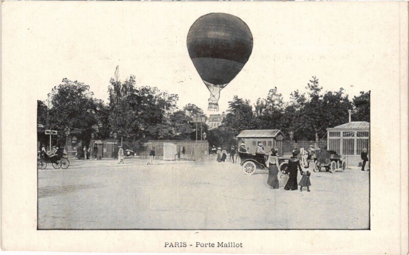 Carte postale ancienne Porte Maillot à Paris 16e