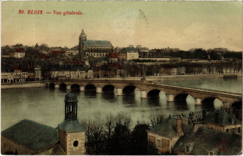 Carte postale ancienne Blois Vue Generale France à Blois