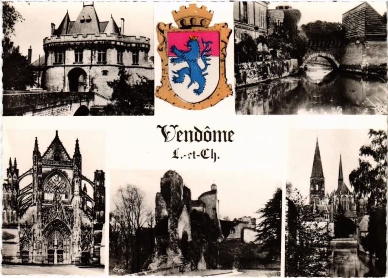 Carte postale ancienne Souvenir de Vendome France