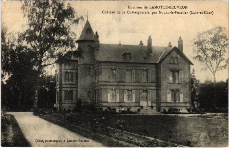 Carte postale ancienne Environs de La Motte Beuvron Chateau e la Chataigneraie France