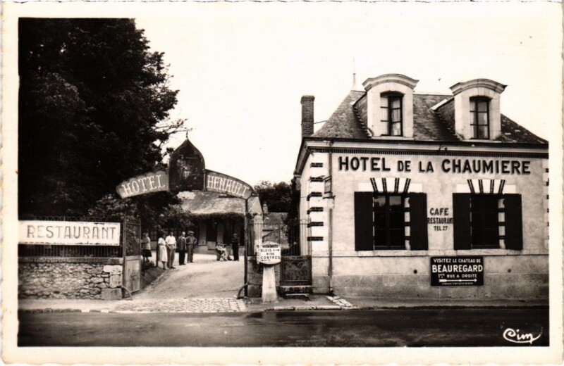Carte postale ancienne Cellettes Hotel de la Chaumiere France à Cellettes