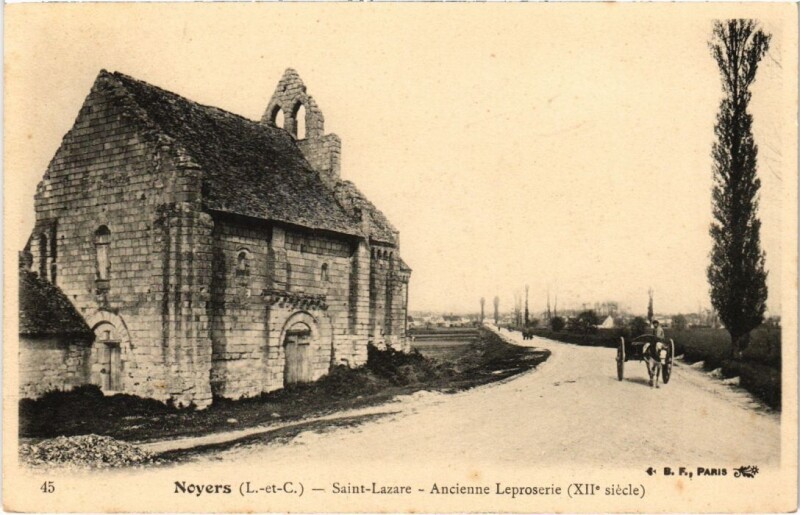 Carte postale ancienne Noyers Saint-Lazare France