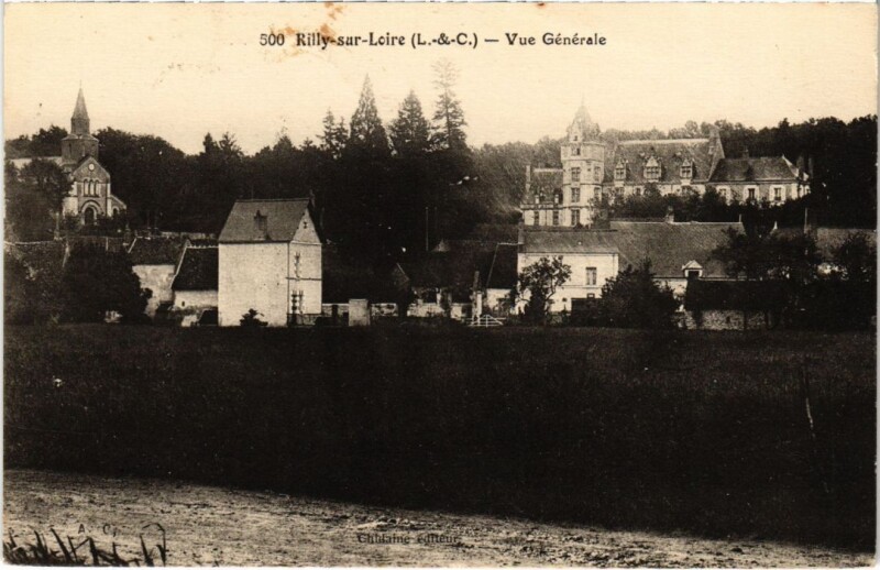 Carte postale ancienne Rilly-sur-Loire Vue Generale France à Rilly-sur-Loire