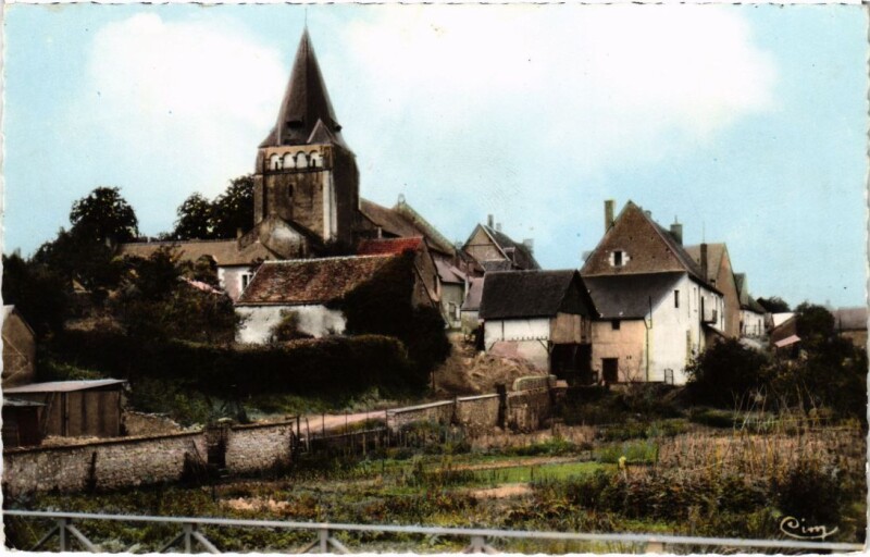 Carte postale ancienne Mesland Vue Generale France à Mesland