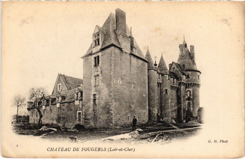 Carte postale ancienne Chateau de Fougeres France