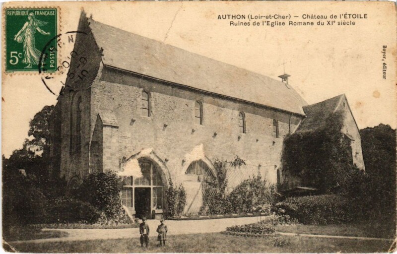 Carte postale ancienne Authon Chateau de l'Etoile France à Authon