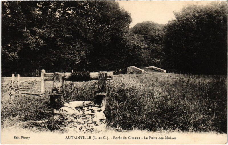 Carte postale ancienne Autainville Foret de Citeaux France à Autainville
