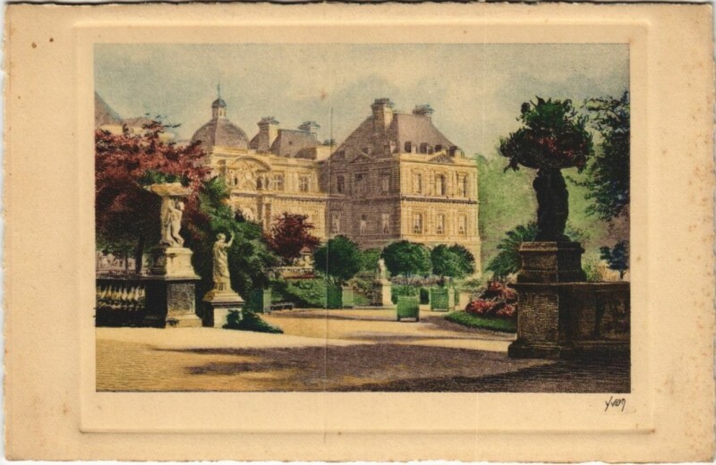 Carte postale ancienne Paris 6e Musée du Luxembourg