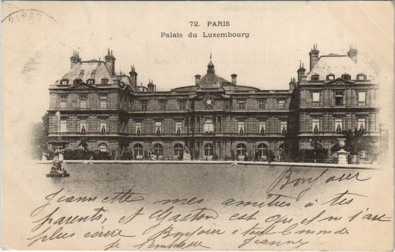 Carte postale ancienne Paris 6e Musée du Luxembourg