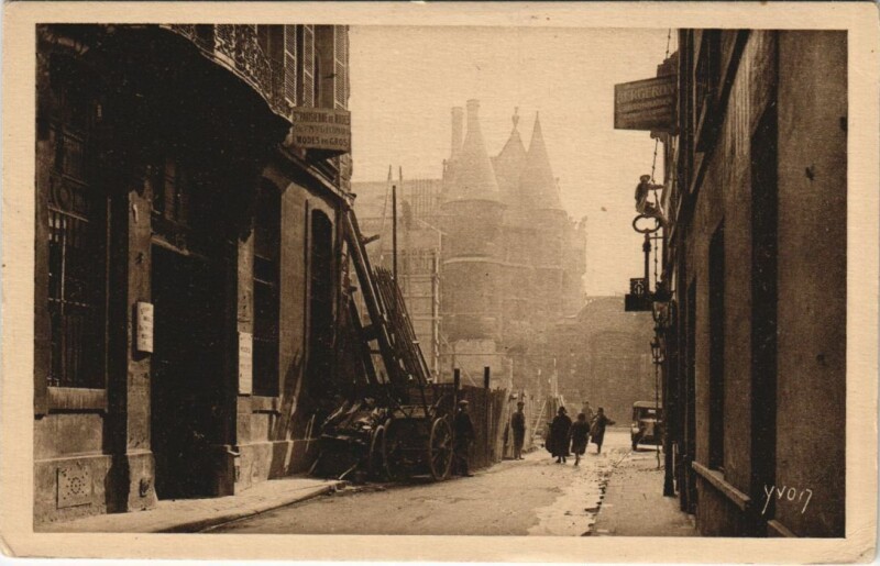 Carte postale ancienne Paris 4e Rue de Braque