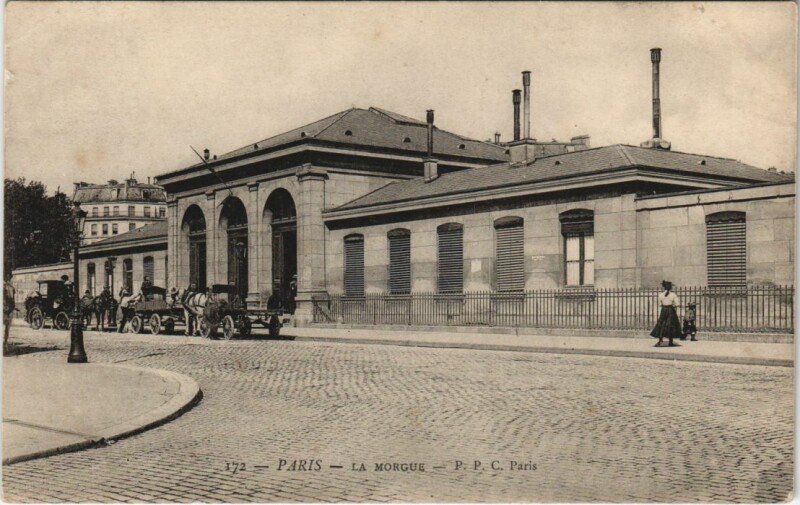 Carte postale ancienne Paris 4e La Morgue
