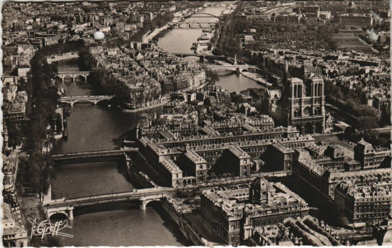 Carte postale ancienne Paris 4e Panorama