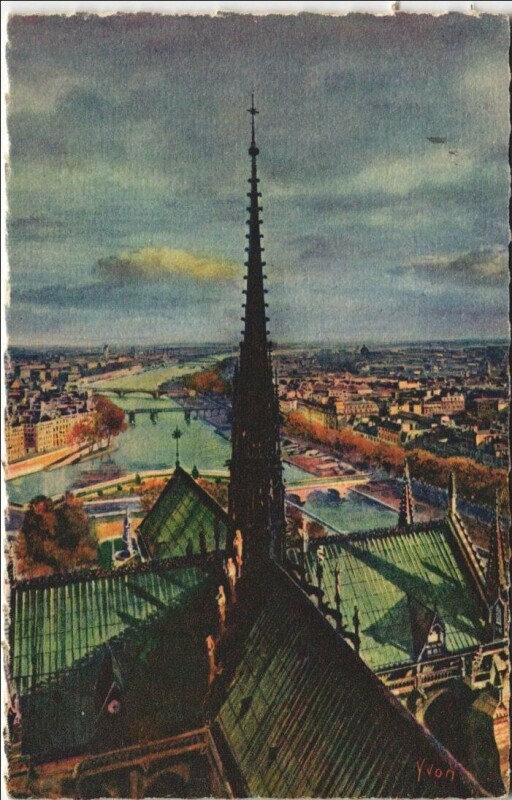 Carte postale ancienne Paris 4e Notre-Dame