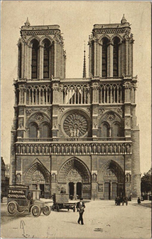 Carte postale ancienne Paris 4e Notre-Dame