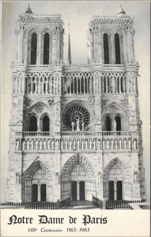Carte postale ancienne Paris 4e Notre-Dame