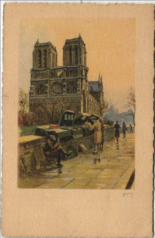 Carte postale ancienne Paris 4e Notre-Dame