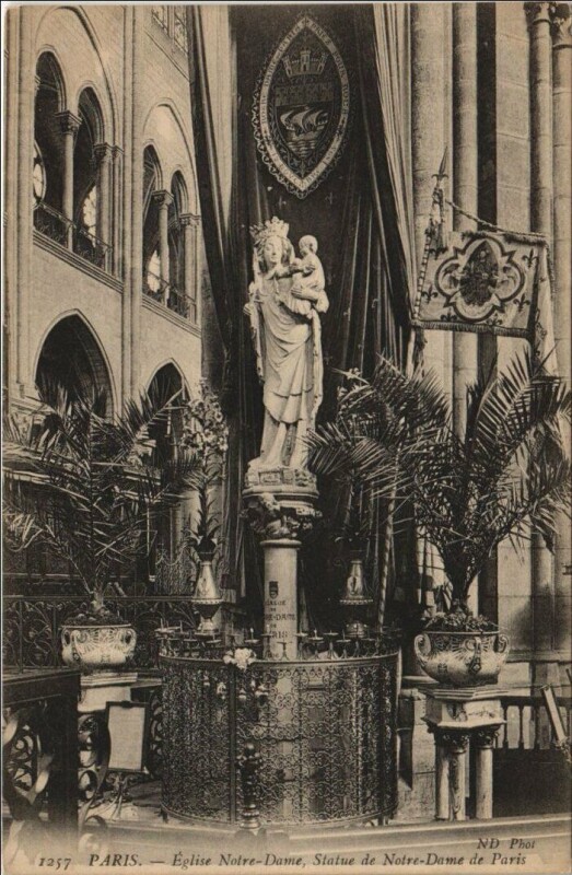 Carte postale ancienne Paris 4e Notre-Dame