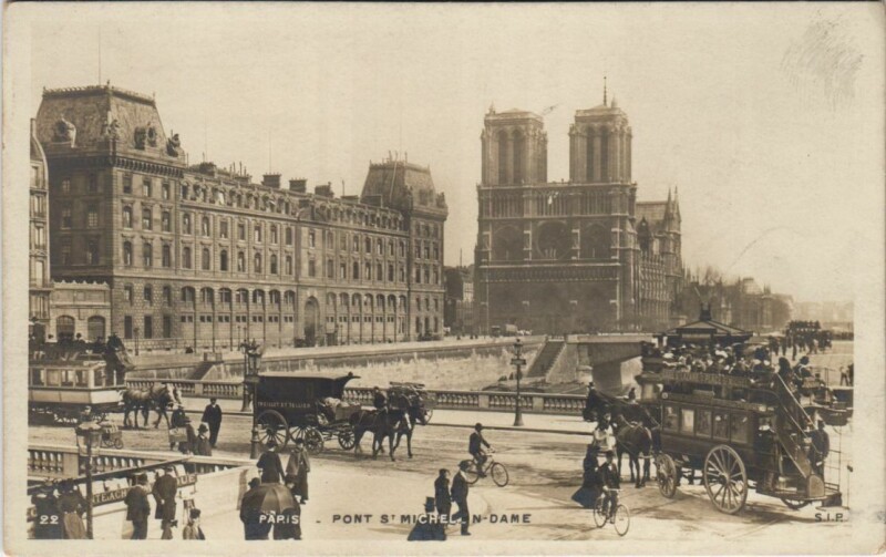 Carte postale ancienne Paris 4e Notre-Dame