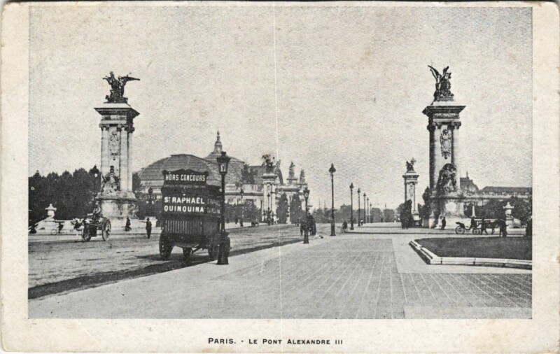 Carte postale ancienne Paris 7e Pont Alexandre Iii