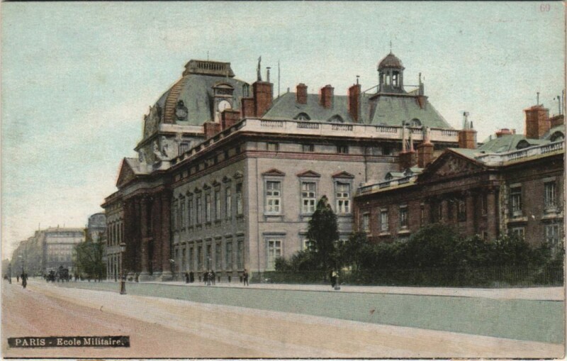 Carte postale ancienne Paris 7e Ecole Militaire