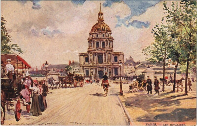 Carte postale ancienne Paris 7e Hotel des Invalides