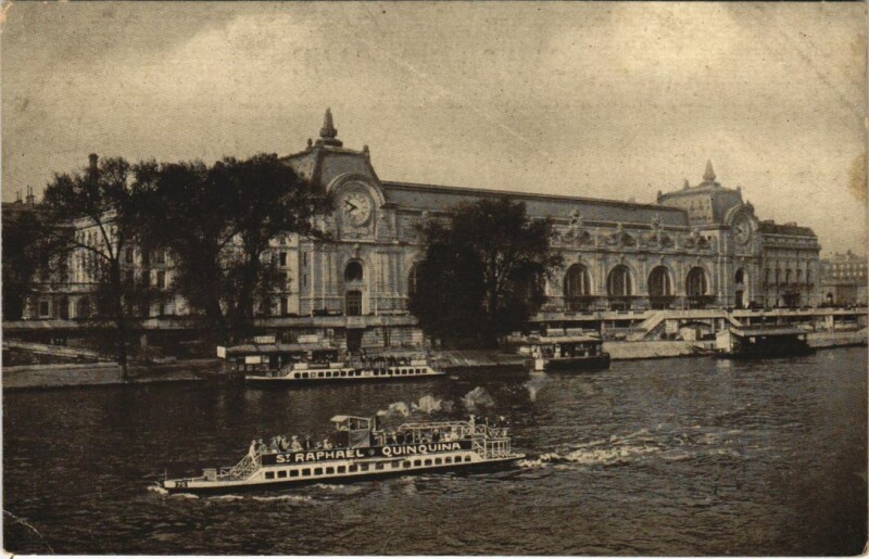 Carte postale ancienne Paris 7e Gare d'Orléans