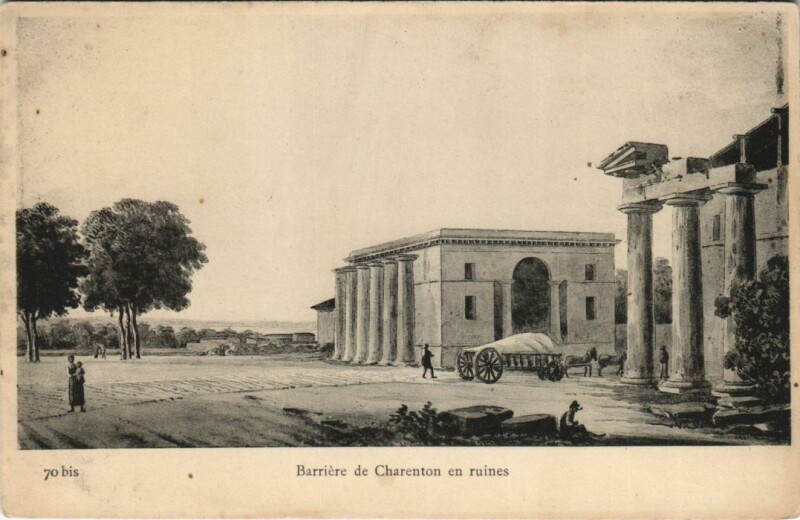 Carte postale ancienne Paris 12e Barriere de Charenton